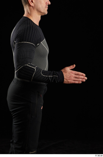 George  1 arm black thermal underwear flexing sideview 0003.jpg